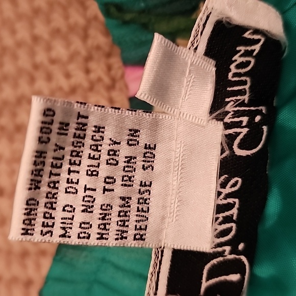 🔴 🔚🔜 SALE 💯 Silk VTG Dianne Gilman Midi Skirt - Picture 6 of 8